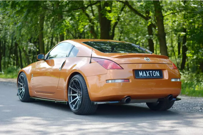 Maxton Design Diffusor Flaps für Nissan 350Z Hochglanz schwarz – Ansicht 2