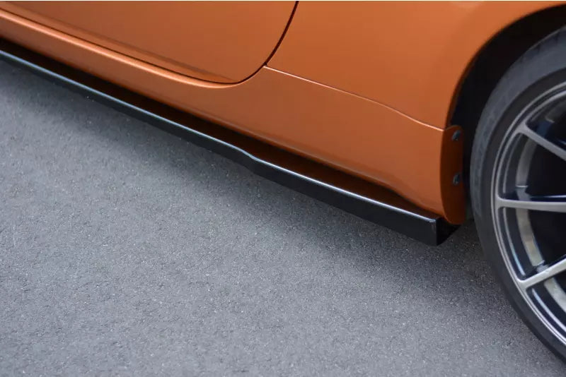 Maxton Design Seitenschweller (Paar) für Nissan 350Z Hochglanz schwarz – Ansicht 3