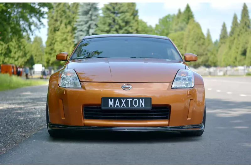 Maxton Design Frontlippe für Nissan 350Z Hochglanz schwarz – Ansicht 2