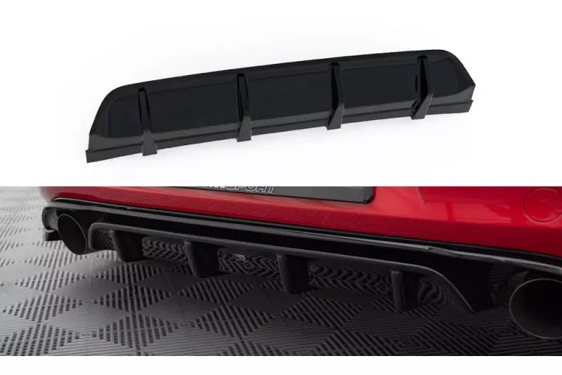 Maxton Design Heckdiffusor für VW Golf 7 GTI Clubsport Hochglanz schwarz – Ansicht 1
