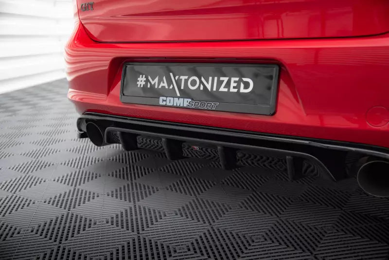 Maxton Design Heckdiffusor für VW Golf 7 GTI Clubsport Hochglanz schwarz – Ansicht 2
