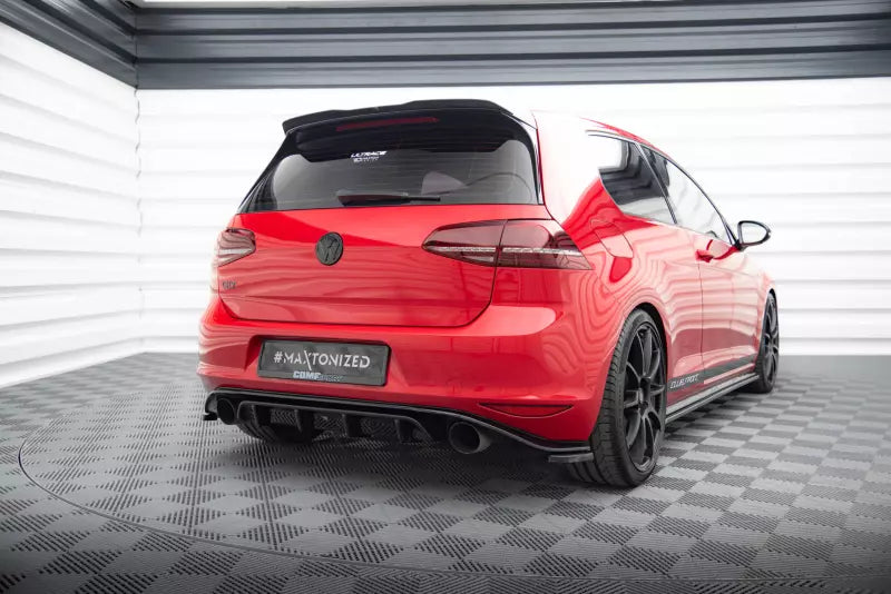 Maxton Design Heckdiffusor für VW Golf 7 GTI Clubsport Hochglanz schwarz – Ansicht 3