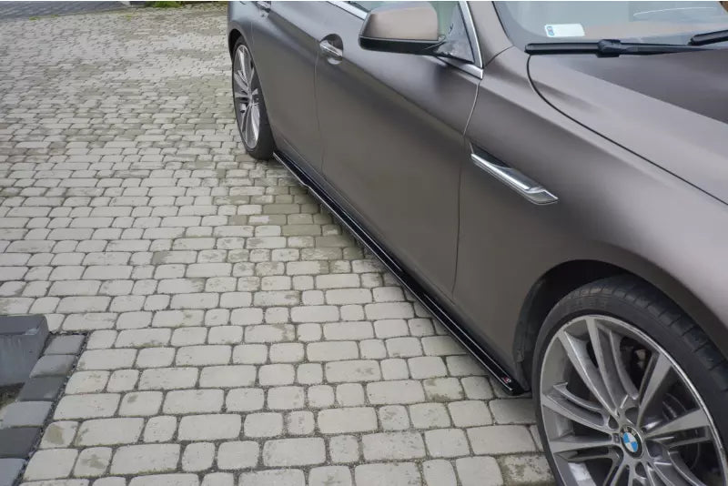 Maxton Design Seitenschweller (Paar) für BMW 6er F06 Gran Coupe Hochglanz schwarz – Ansicht 2