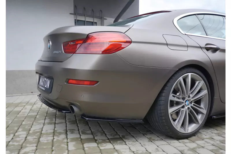 Maxton Design Diffusor Flaps für BMW 6er F06 Gran Coupe Hochglanz schwarz – Ansicht 1
