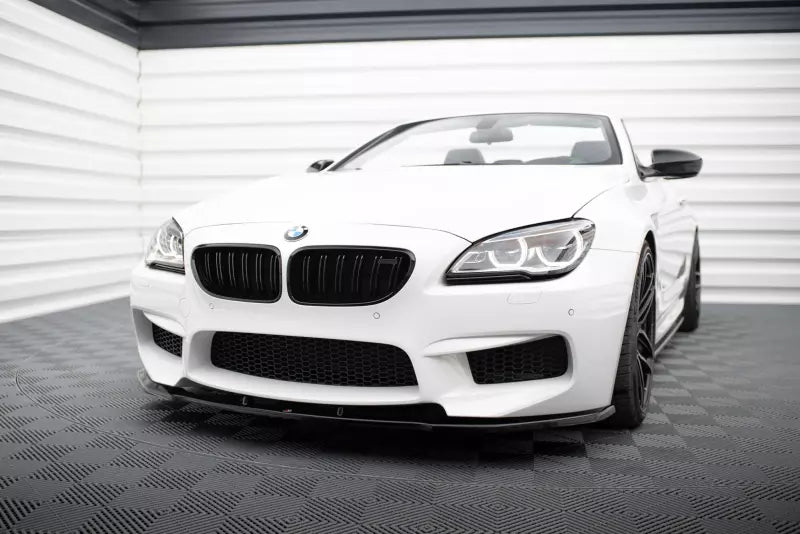 Maxton Design Frontlippe V.1 für BMW M6 F06 Gran Coupe Hochglanz schwarz – Ansicht 1