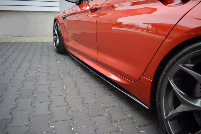 Maxton Design Seitenschweller (Paar) für BMW M6 F06 Gran Coupe Hochglanz schwarz – Ansicht 1