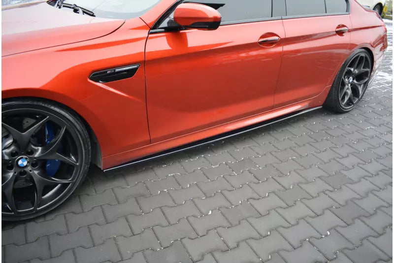 Maxton Design Seitenschweller (Paar) für BMW M6 F06 Gran Coupe Hochglanz schwarz – Ansicht 3
