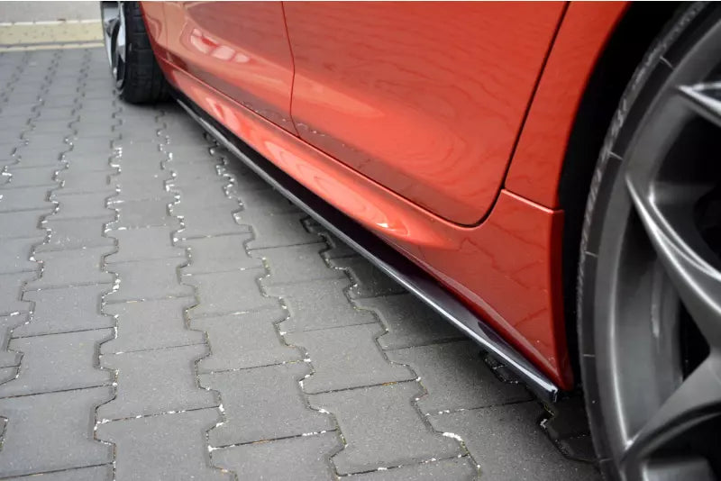 Maxton Design Seitenschweller (Paar) für BMW M6 F06 Gran Coupe Hochglanz schwarz – Ansicht 4