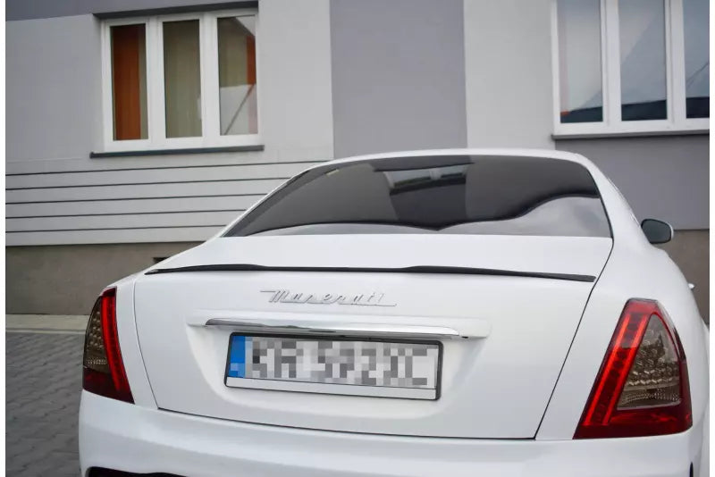 Maxton Design Heckspoiler Lippe für Maserati Quattroporte V Mk5 Facelift Hochglanz schwarz – Ansicht 1