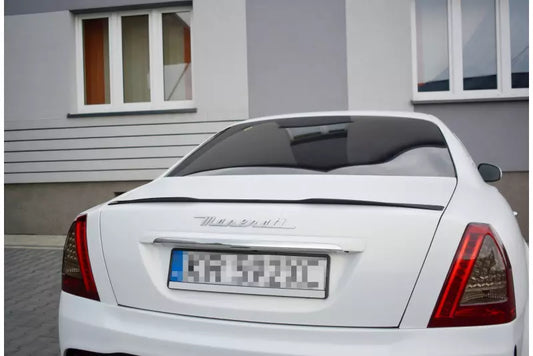 Maxton Design Heckspoiler Lippe für Maserati Quattroporte V Mk5 Facelift Hochglanz schwarz – Ansicht 1