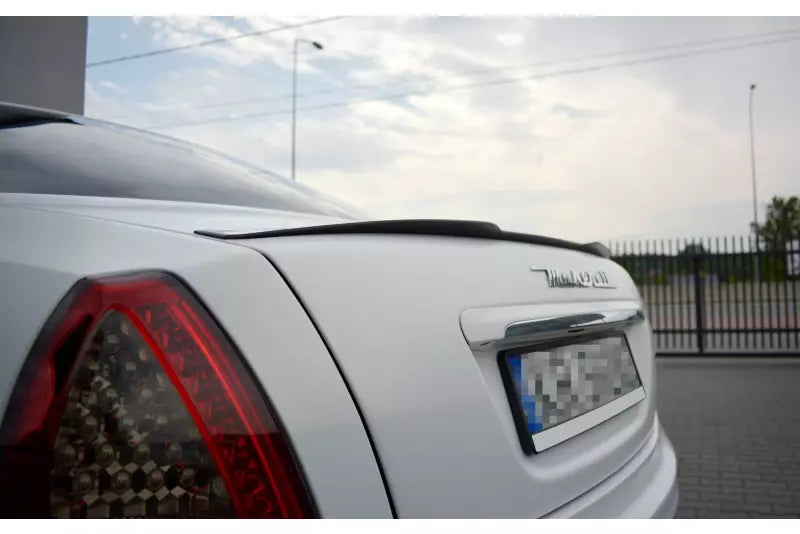 Maxton Design Heckspoiler Lippe für Maserati Quattroporte V Mk5 Facelift Hochglanz schwarz – Ansicht 2