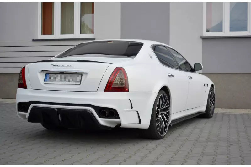 Maxton Design Seitenschweller (Paar) für Maserati Quattroporte V Mk5 Facelift Hochglanz schwarz – Ansicht 2
