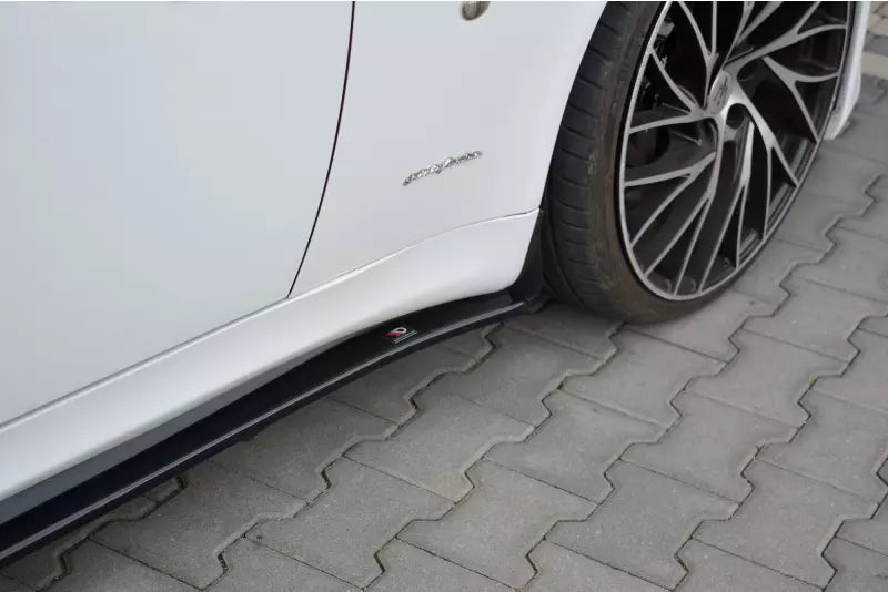 Maxton Design Seitenschweller (Paar) für Maserati Quattroporte V Mk5 Facelift Hochglanz schwarz – Ansicht 3