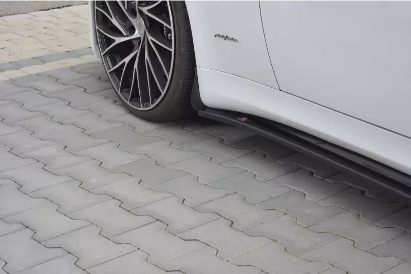 Maxton Design Seitenschweller (Paar) für Maserati Quattroporte V Mk5 Facelift Hochglanz schwarz – Ansicht 4