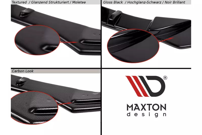 Maxton Design Seitenschweller (Paar) für Mercedes CL 500 C216 AMG-Line Hochglanz schwarz – Ansicht 3