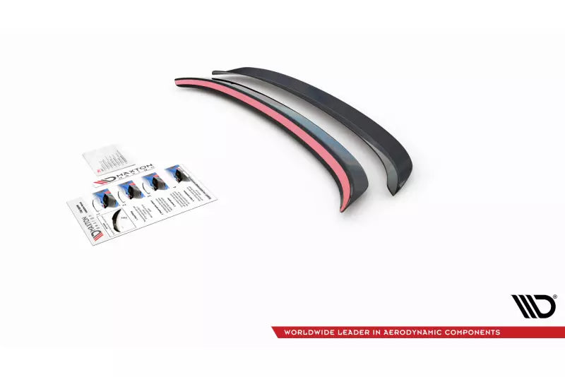 Maxton Design Heckspoiler Lippe für Fiat 500 Abarth Mk1 Facelift Hochglanz schwarz – Ansicht 3