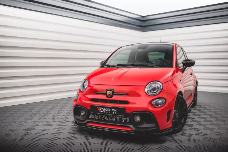 Maxton Design Frontlippe für Fiat 500 Abarth Mk1 Facelift Hochglanz schwarz – Ansicht 1