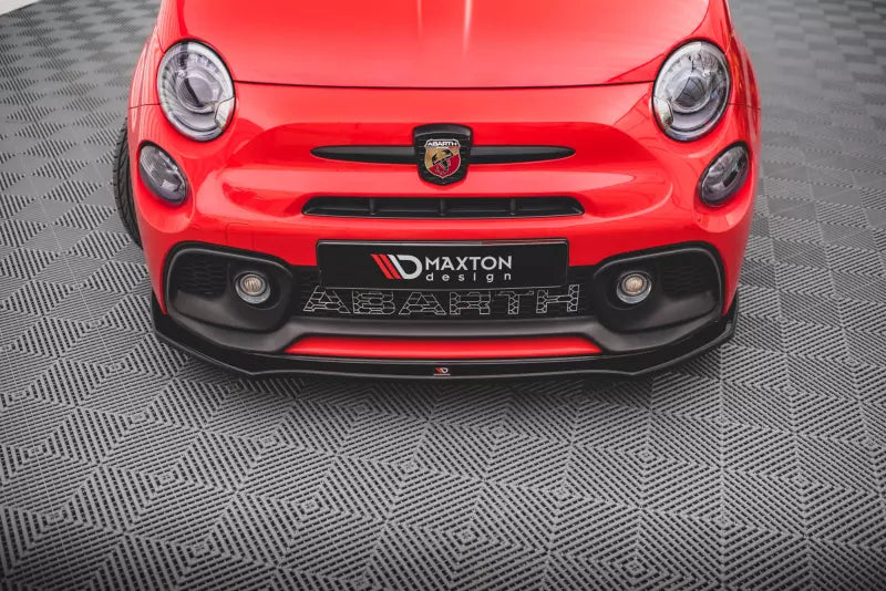 Maxton Design Frontlippe für Fiat 500 Abarth Mk1 Facelift Hochglanz schwarz – Ansicht 2