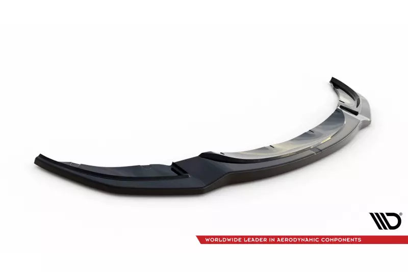 Maxton Design Frontlippe V.2 für BMW M5 F10 / F11 Hochglanz schwarz – Ansicht 4