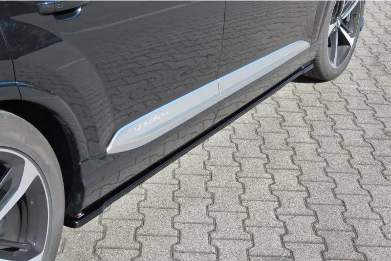 Maxton Design Seitenschweller (Paar) für Audi SQ7 / Q7 S-Line 4M Hochglanz schwarz – Ansicht 3