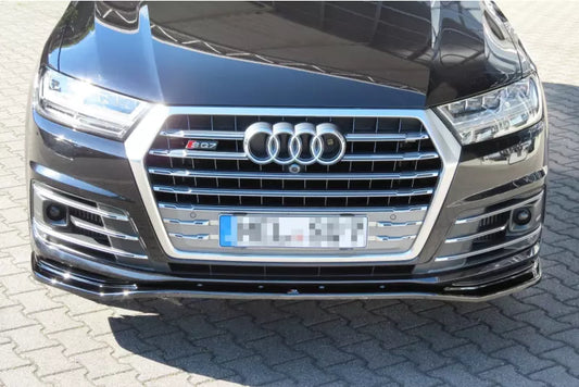 Maxton Design Frontlippe für Audi SQ7 / Q7 S-Line 4M Hochglanz schwarz – Ansicht 1