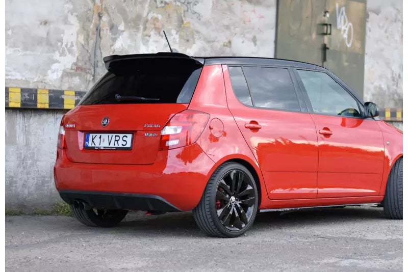 Maxton Design Heckspoiler Lippe für Skoda Fabia RS 2 II Hochglanz schwarz – Ansicht 2
