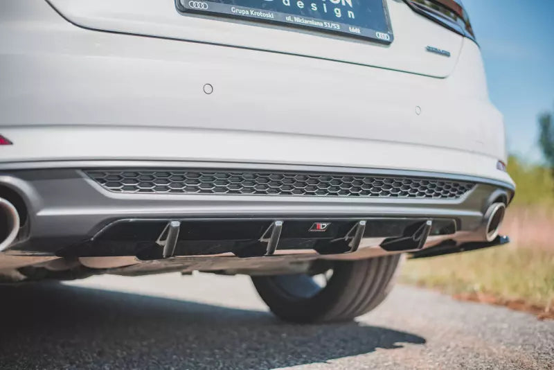 Maxton Design Heckdiffusor V.3 für Audi A5 B9 F5 S-Line Coupe / Sportback Hochglanz schwarz – Ansicht 2