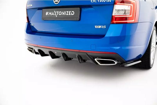 Maxton Design Heckdiffusor für Skoda Octavia RS 3 III 5E Hochglanz schwarz – Ansicht 1