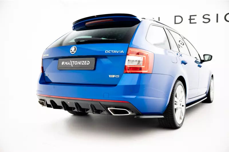 Maxton Design Heckdiffusor für Skoda Octavia RS 3 III 5E Hochglanz schwarz – Ansicht 3