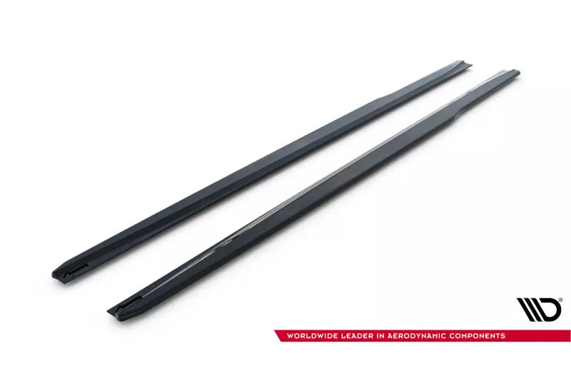 Maxton Design Seitenschweller (Paar) V.3 für Ford Focus ST-Line Mk4 Hochglanz schwarz – Ansicht 4