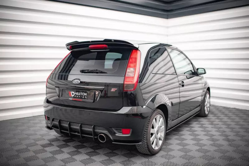 Maxton Design Heckspoiler Lippe V.2 für Ford Fiesta ST Mk6 Hochglanz schwarz – Ansicht 2
