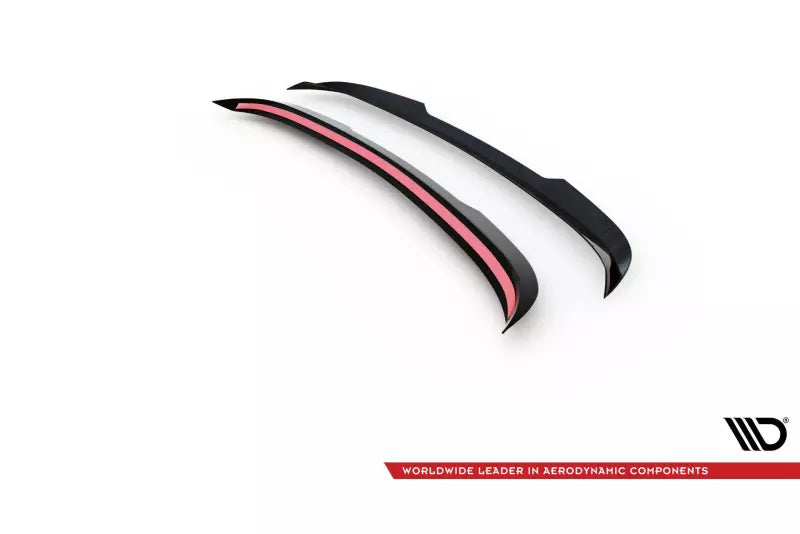 Maxton Design Heckspoiler Lippe V.2 für Ford Fiesta ST Mk6 Hochglanz schwarz – Ansicht 4