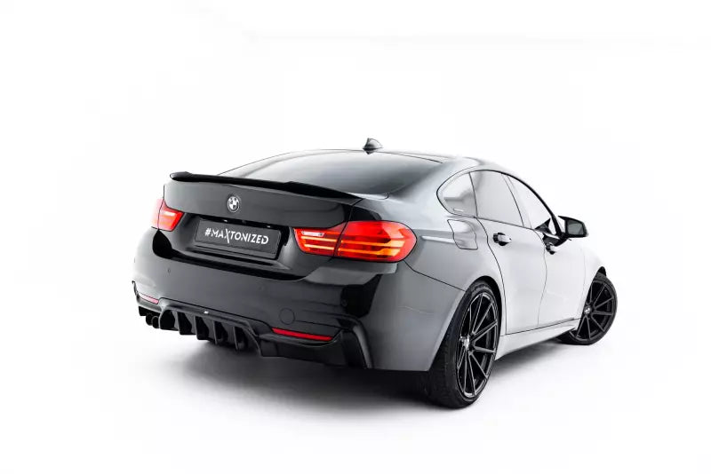 Maxton Design Heckspoiler Lippe für BMW 4er F36 Gran Coupe (2014-2021) Hochglanz schwarz – Ansicht 1