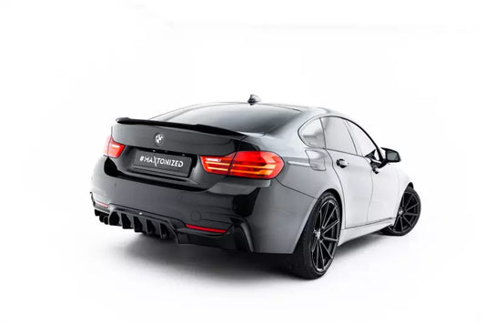 Maxton Design Heckspoiler Lippe für BMW 4er F36 Gran Coupe (2014-2021) Hochglanz schwarz – Ansicht 1