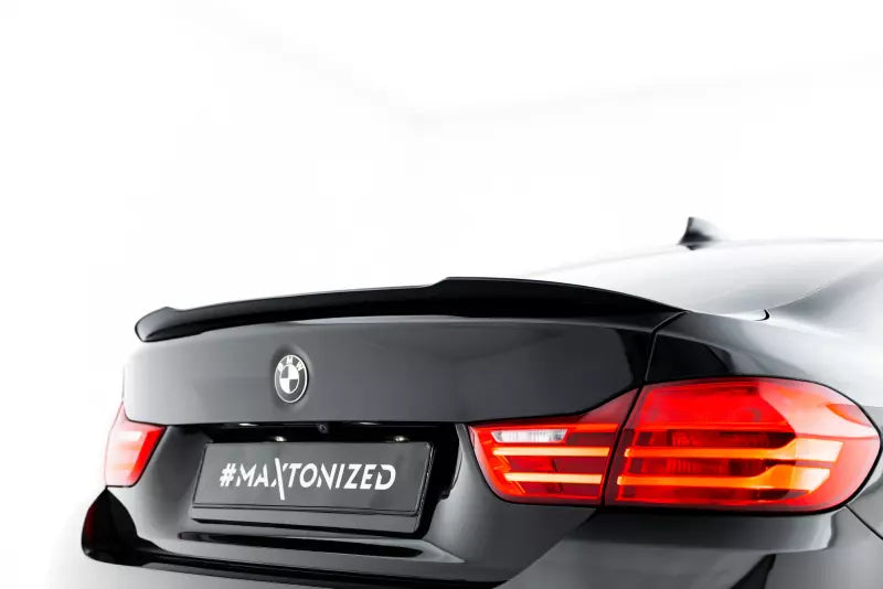 Maxton Design Heckspoiler Lippe für BMW 4er F36 Gran Coupe (2014-2021) Hochglanz schwarz – Ansicht 2