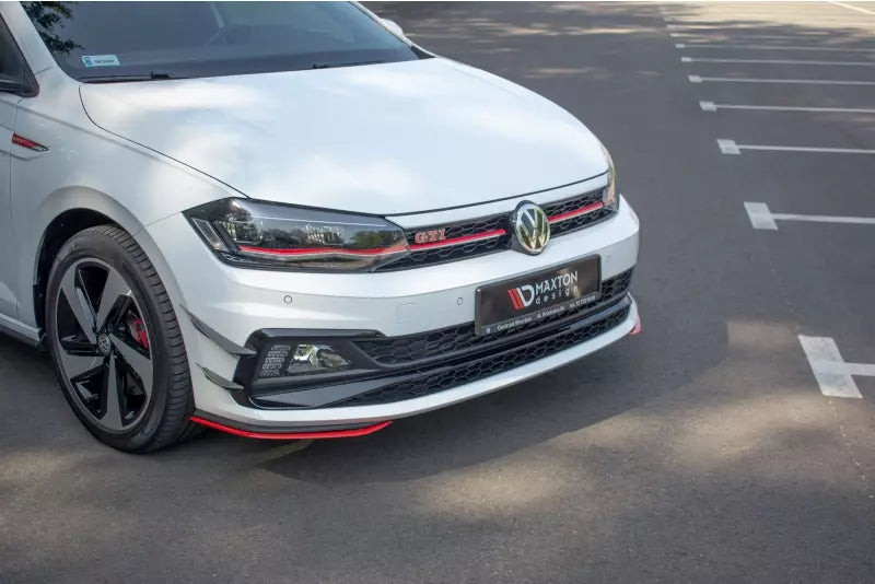 Maxton Design Diffusor Flaps V.5 für VW Polo 6 GTI Hochglanz schwarz – Ansicht 1