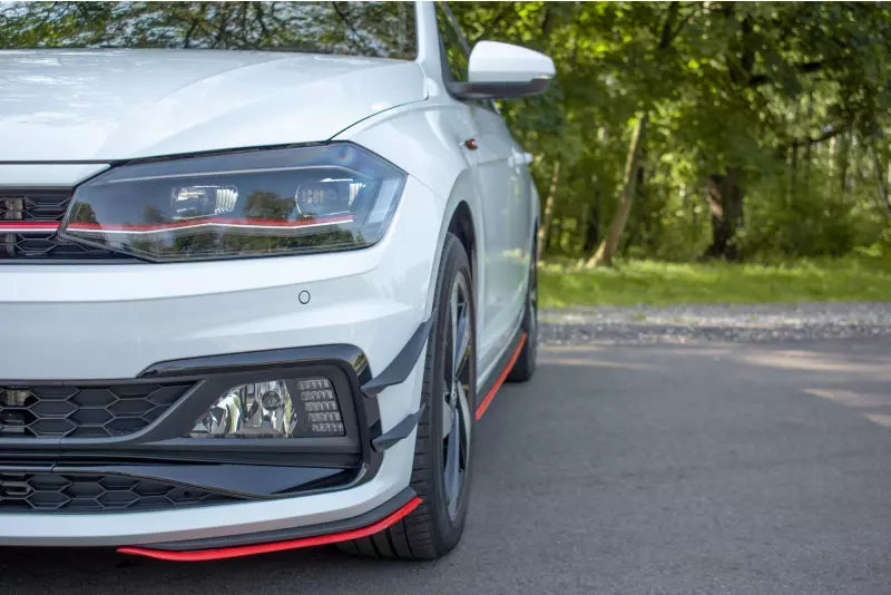 Maxton Design Diffusor Flaps V.5 für VW Polo 6 GTI Hochglanz schwarz – Ansicht 3