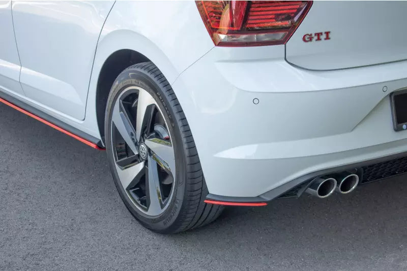 Maxton Design Diffusor Flaps für VW Polo 6 GTI Hochglanz schwarz – Ansicht 1