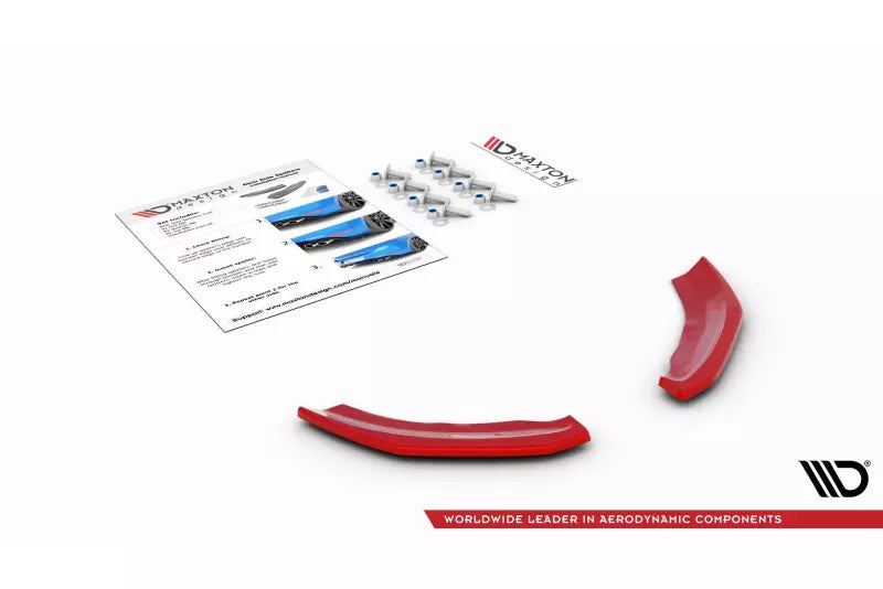 Maxton Design Diffusor Flaps für VW Polo 6 GTI Hochglanz schwarz – Ansicht 4