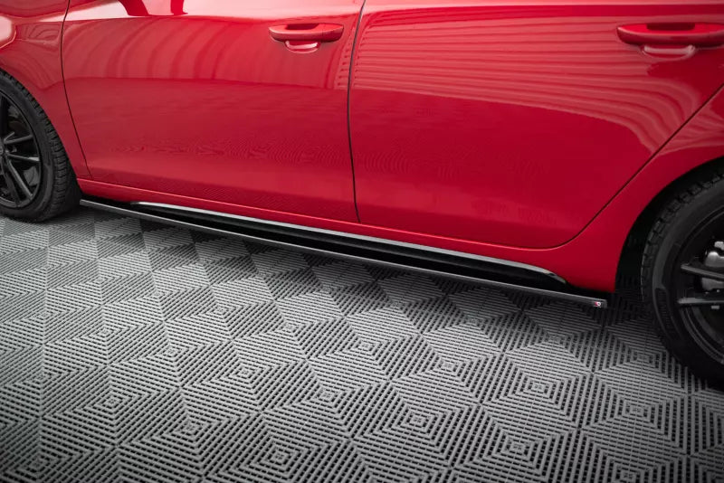 Maxton Design Seitenschweller (Paar) für VW Golf 6 GTI / GTD Hochglanz schwarz – Ansicht 3