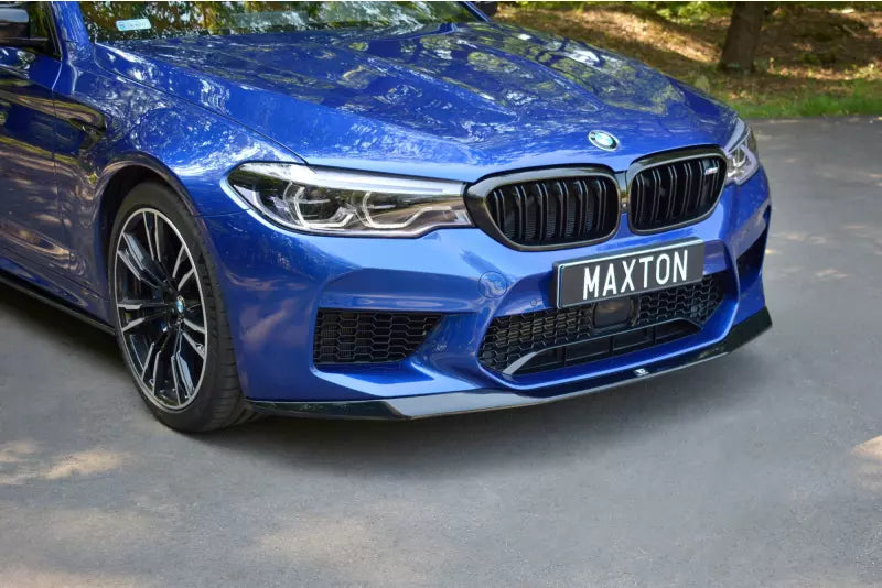 Maxton Design Frontlippe V.1 für BMW M5 F90 Hochglanz schwarz – Ansicht 1