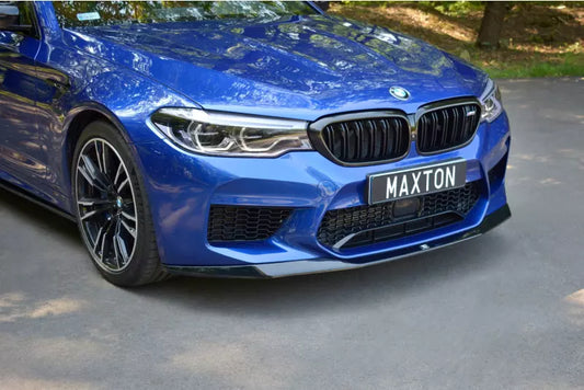 Maxton Design Frontlippe V.1 für BMW M5 F90 Hochglanz schwarz – Ansicht 1