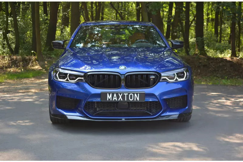 Maxton Design Frontlippe V.1 für BMW M5 F90 Hochglanz schwarz – Ansicht 2