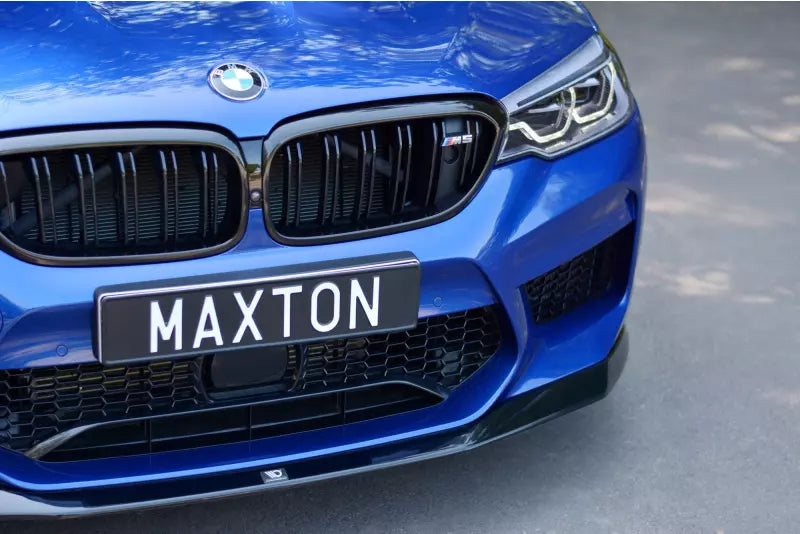 Maxton Design Frontlippe V.1 für BMW M5 F90 Hochglanz schwarz – Ansicht 3