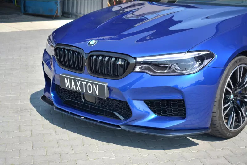 Maxton Design Frontlippe V.2 für BMW M5 F90 Hochglanz schwarz – Ansicht 2