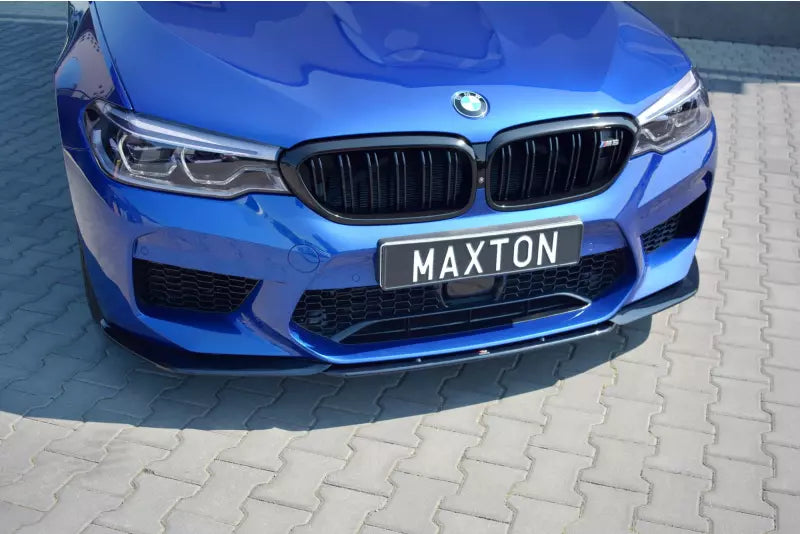 Maxton Design Frontlippe V.2 für BMW M5 F90 Hochglanz schwarz – Ansicht 3