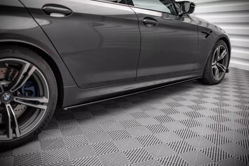 Maxton Design Seitenschweller (Paar) für BMW M5 F90 Hochglanz schwarz – Ansicht 1