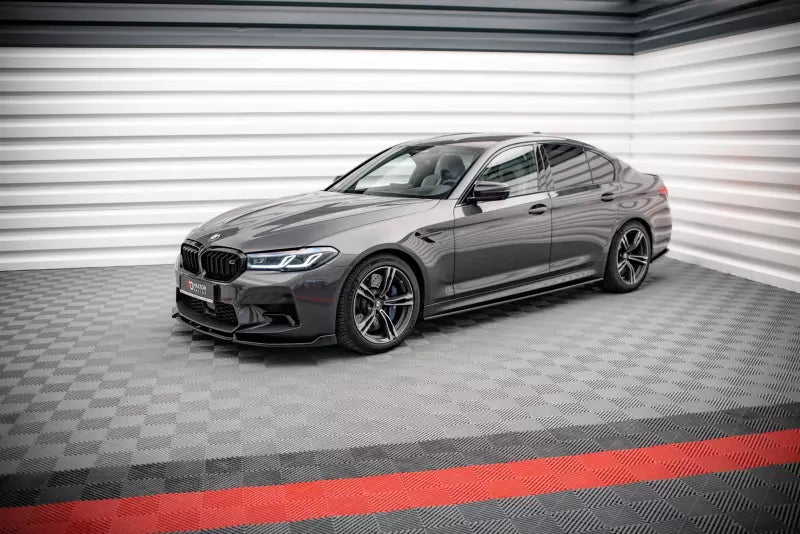 Maxton Design Seitenschweller (Paar) für BMW M5 F90 Hochglanz schwarz – Ansicht 3