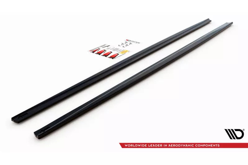 Maxton Design Seitenschweller (Paar) für BMW M5 F90 Hochglanz schwarz – Ansicht 4