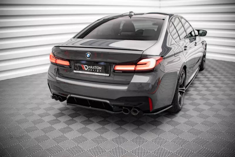 Maxton Design Heckdiffusor für BMW M5 F90 Hochglanz schwarz – Ansicht 1